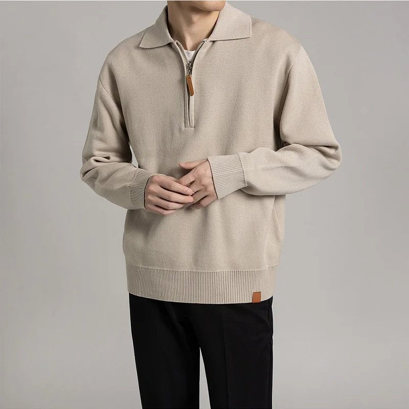 Daniel | Trøje med halv lynlås | fra Jensen Boutique