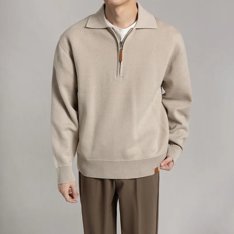 Daniel | Trøje med halv lynlås | fra Jensen Boutique