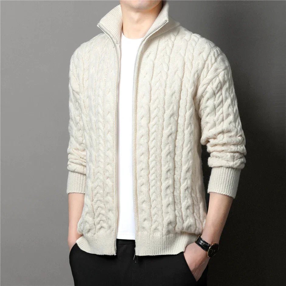 Frederik | Strikket varm cardigan | fra Jensen Boutique