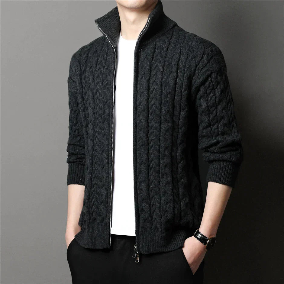 Frederik | Strikket varm cardigan | fra Jensen Boutique