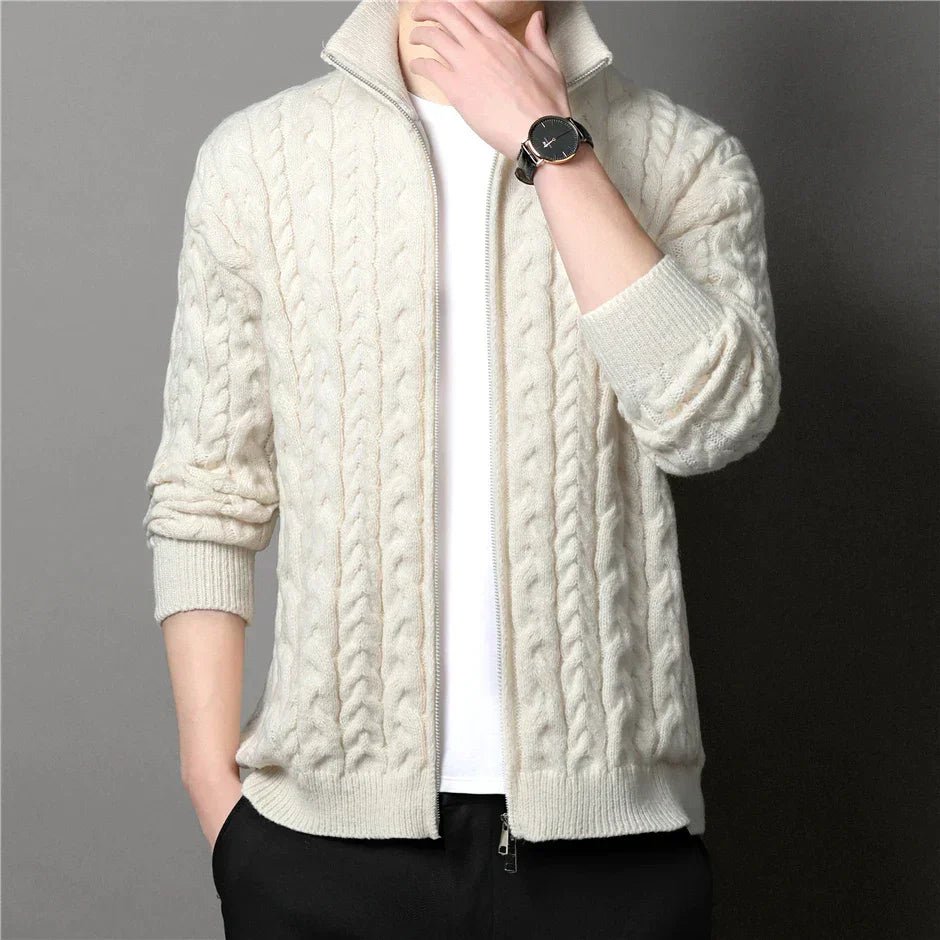 Frederik | Strikket varm cardigan | fra Jensen Boutique