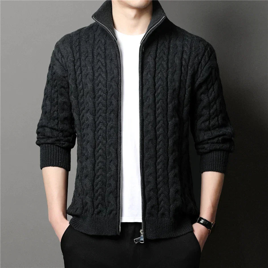 Frederik | Strikket varm cardigan | fra Jensen Boutique