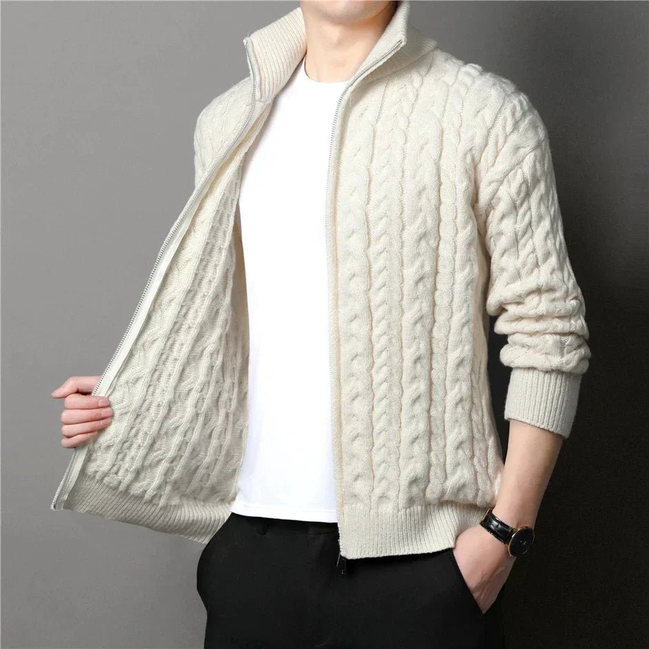 Frederik | Strikket varm cardigan | fra Jensen Boutique