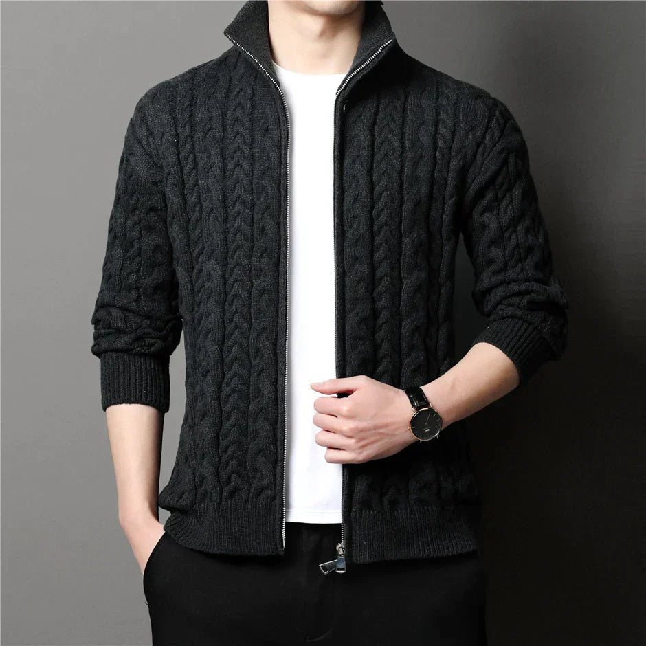 Frederik | Strikket varm cardigan | fra Jensen Boutique