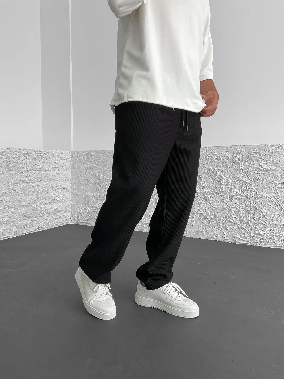 Oliver | Behagelige ribbede spandex-bukser