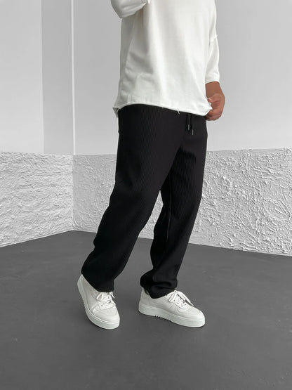 Oliver | Behagelige ribbede spandex-bukser