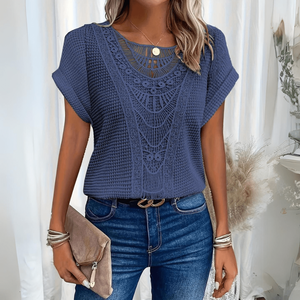 Karla™ | Elegant bluse i Ibiza-stil