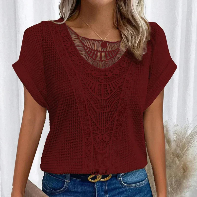Karla™ | Elegant bluse i Ibiza-stil