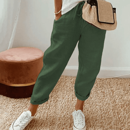 Elin | Luftige forårsbukser | fra Jensen Boutique