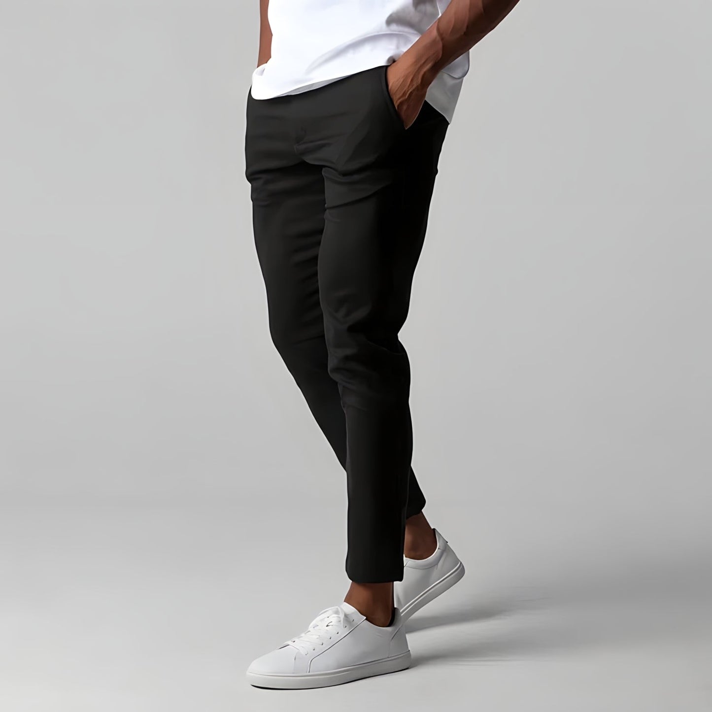Flemming - Rynkefri chinos i stretch | fra Jensen Boutique