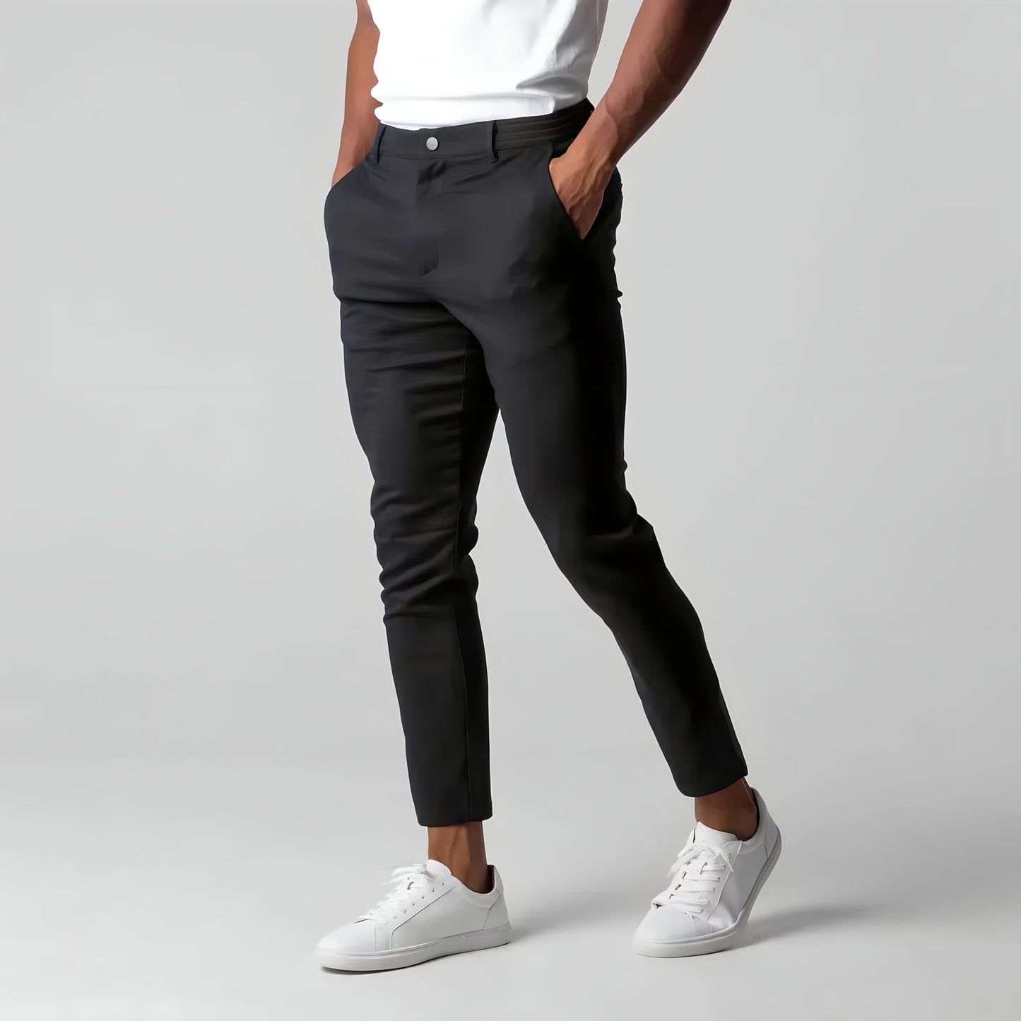 Flemming - Rynkefri chinos i stretch | fra Jensen Boutique