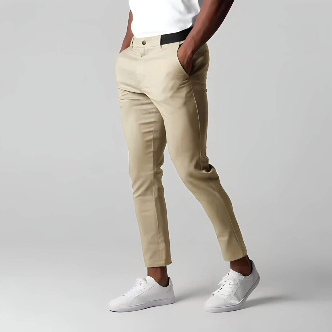 Flemming - Rynkefri chinos i stretch | fra Jensen Boutique