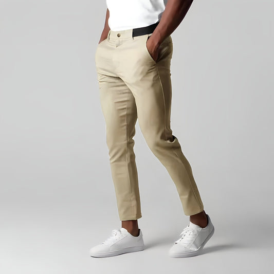 Flemming - Rynkefri chinos i stretch | fra Jensen Boutique