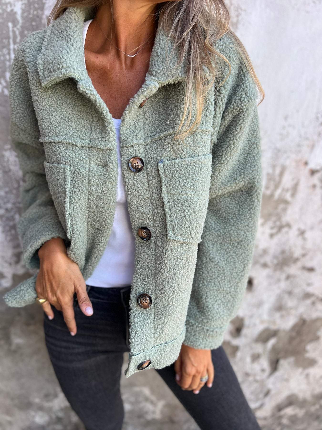 Freja | Varm kort forårsjakke | Vrouw fra Jensen Boutique