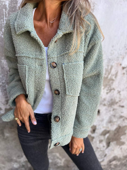 Freja | Varm kort forårsjakke | Vrouw fra Jensen Boutique