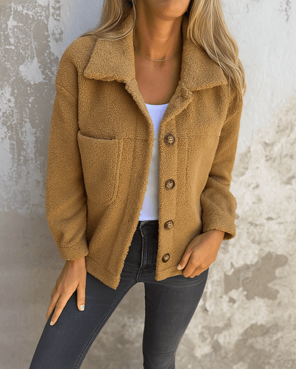 Freja | Varm kort forårsjakke | Vrouw fra Jensen Boutique