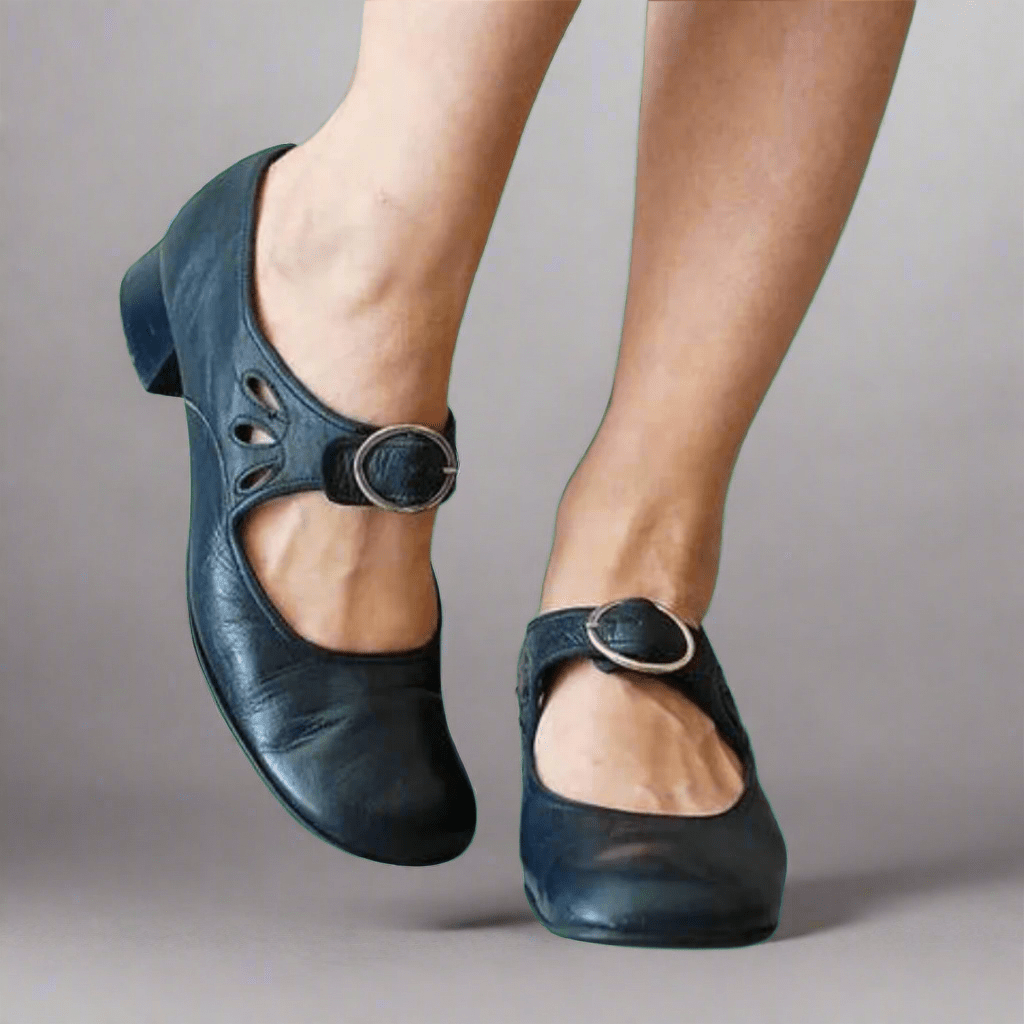 Janna | Ortopædiske lædersandaler med behagelig kilehæl | Sandal fra Jensen Boutique