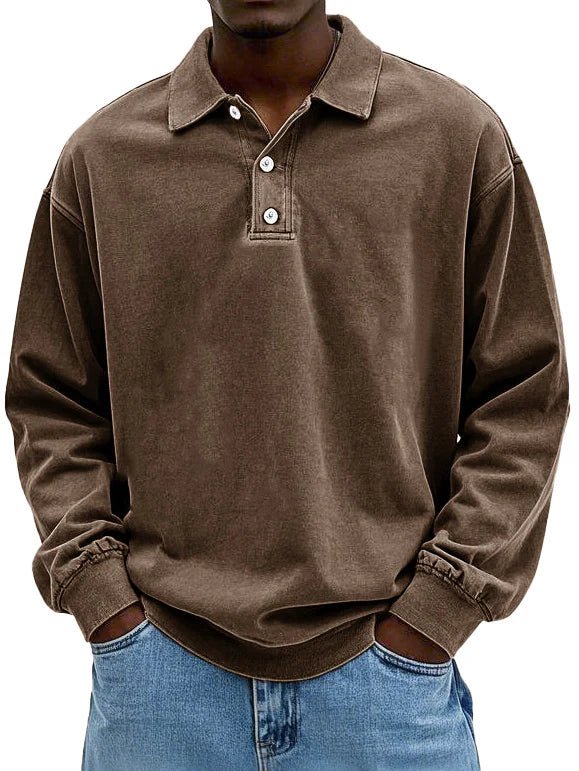 Keld | Stilfuld Langærmet Polo Shirt | fra Jensen Boutique