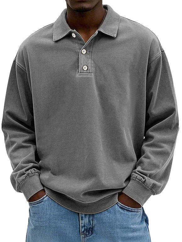 Keld | Stilfuld Langærmet Polo Shirt | fra Jensen Boutique