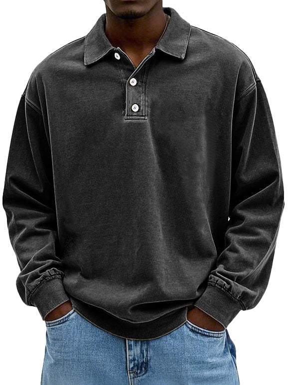 Keld | Stilfuld Langærmet Polo Shirt | fra Jensen Boutique