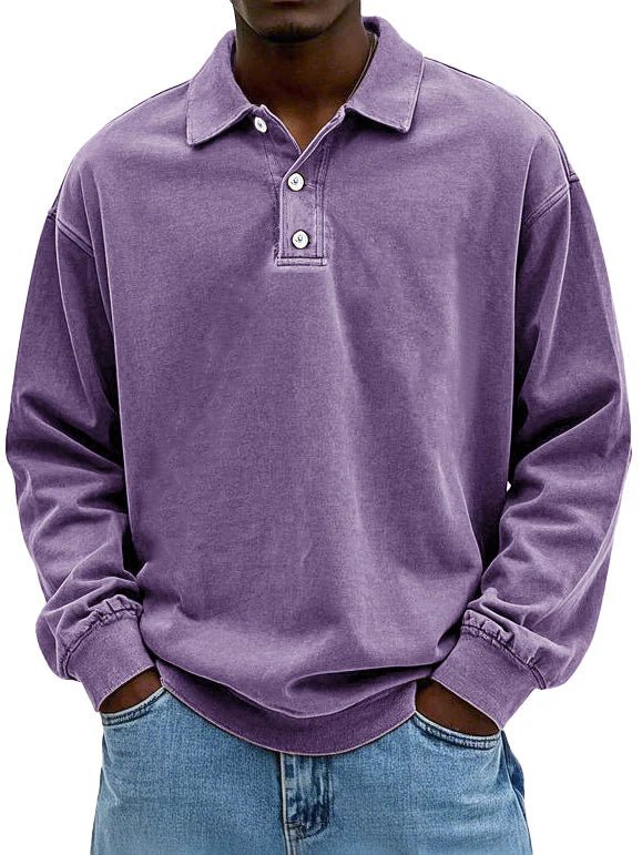 Keld | Stilfuld Langærmet Polo Shirt | fra Jensen Boutique