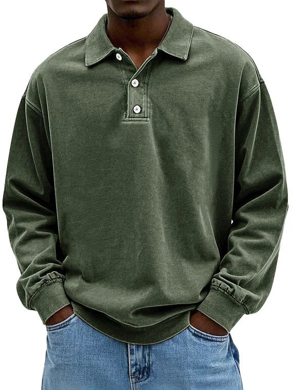 Keld | Stilfuld Langærmet Polo Shirt | fra Jensen Boutique