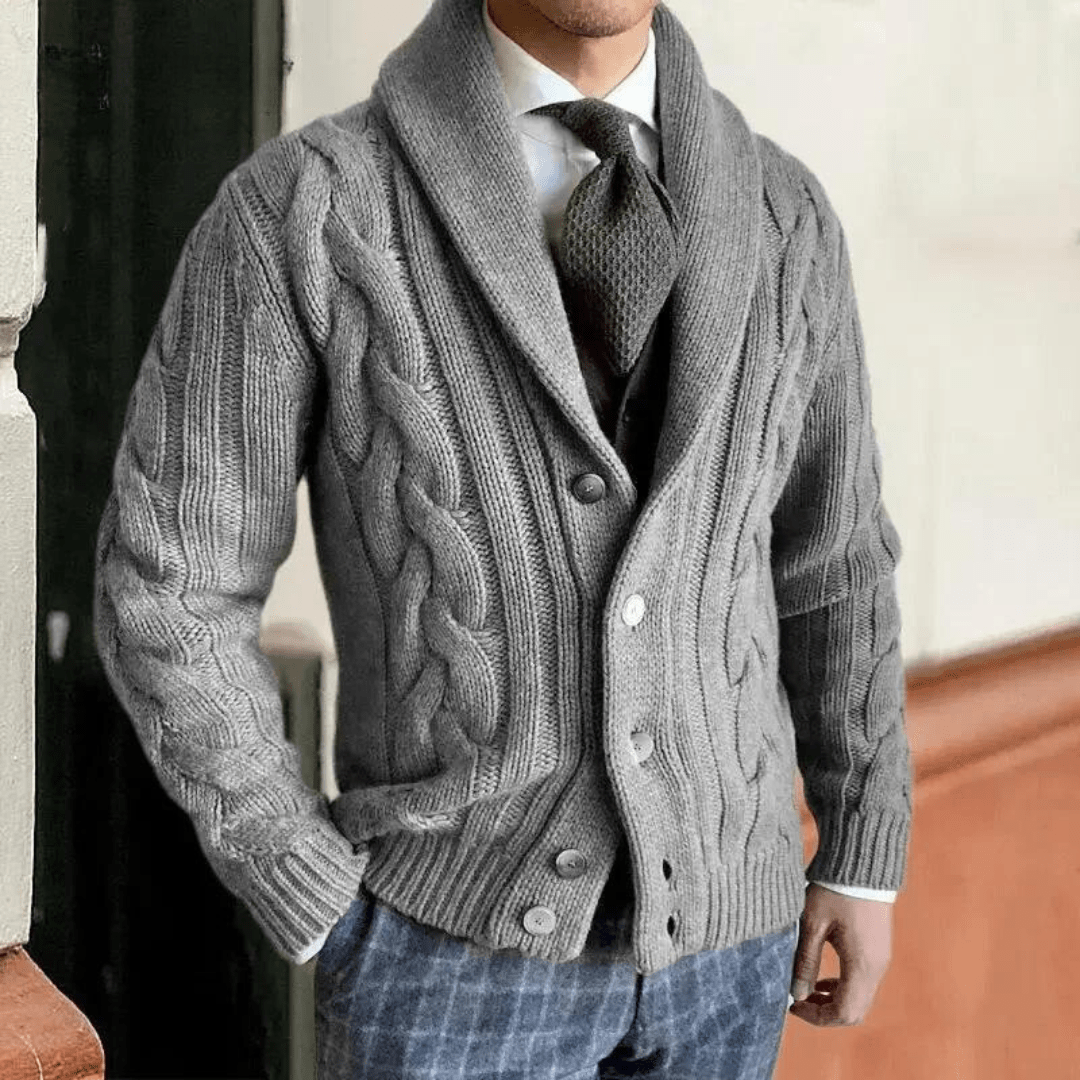 Kristian | Strikket cardigan til mænd | fra Jensen Boutique