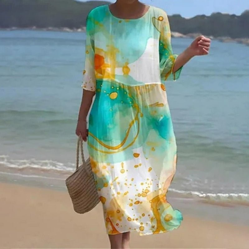 🌸 Laura Dress - Frisk elegance til solrige dage | fra Jensen Boutique