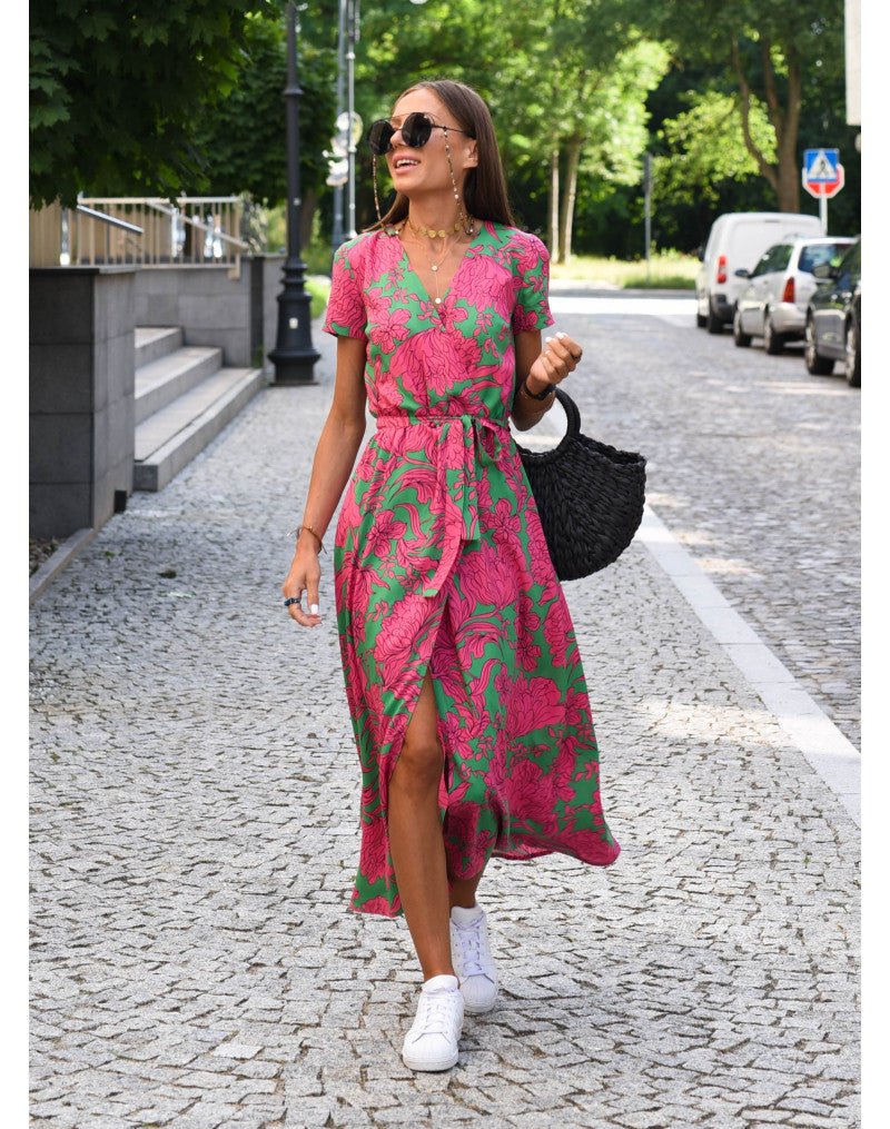 Laura | Elegant og behagelig blomsterkjole | fra Jensen Boutique