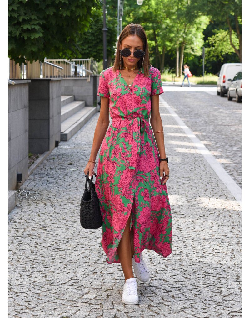 Laura | Elegant og behagelig blomsterkjole | fra Jensen Boutique