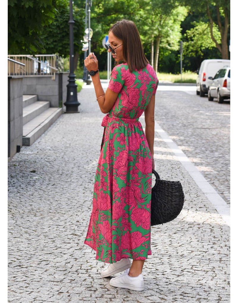 Laura | Elegant og behagelig blomsterkjole | fra Jensen Boutique