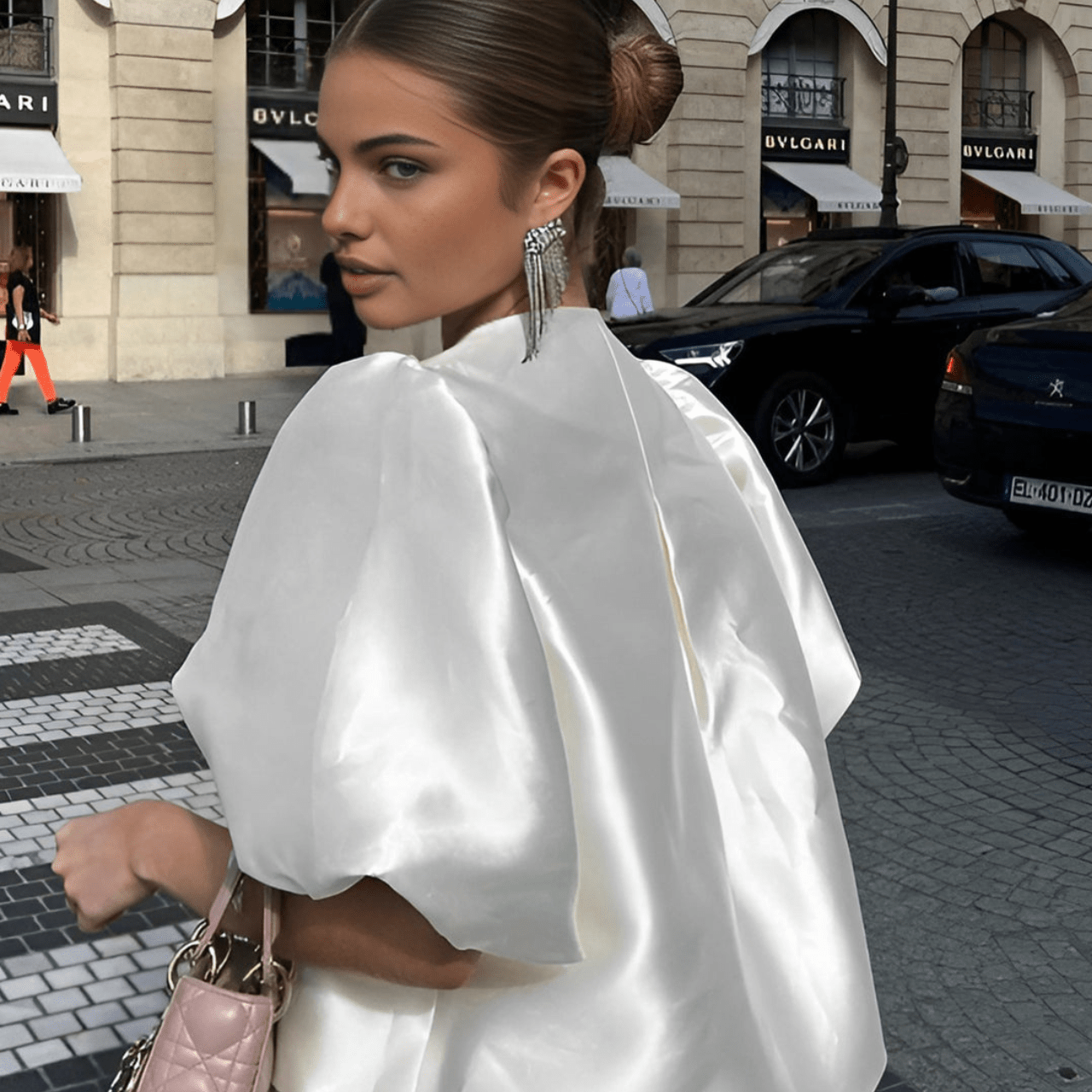 Nadia | Hvid casual top | fra Jensen Boutique