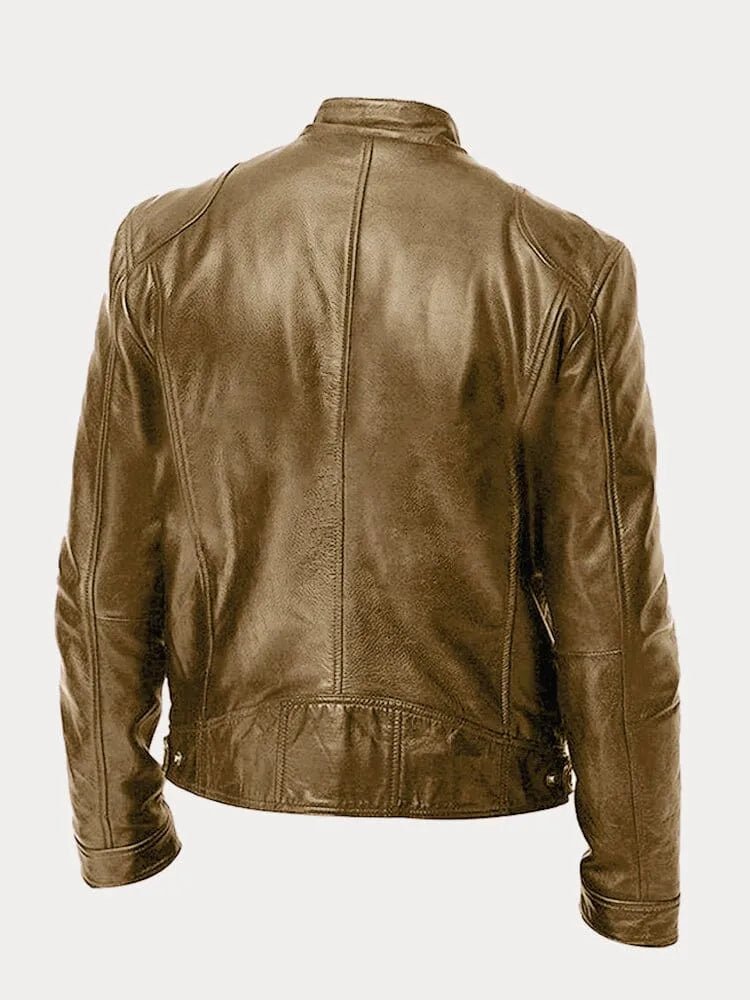 Olaf | Aslappet læderjakke | Jacket fra Jensen Boutique