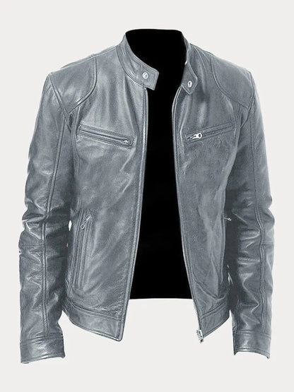 Olaf | Aslappet læderjakke | Jacket fra Jensen Boutique
