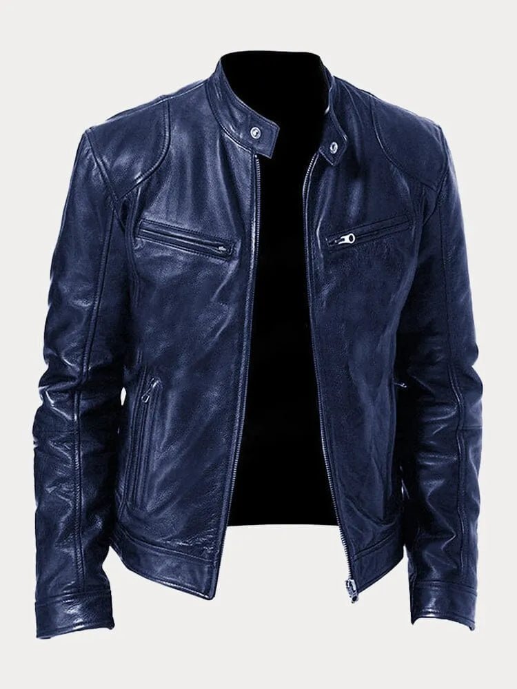 Olaf | Aslappet læderjakke | Jacket fra Jensen Boutique