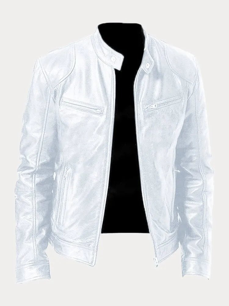 Olaf | Aslappet læderjakke | Jacket fra Jensen Boutique