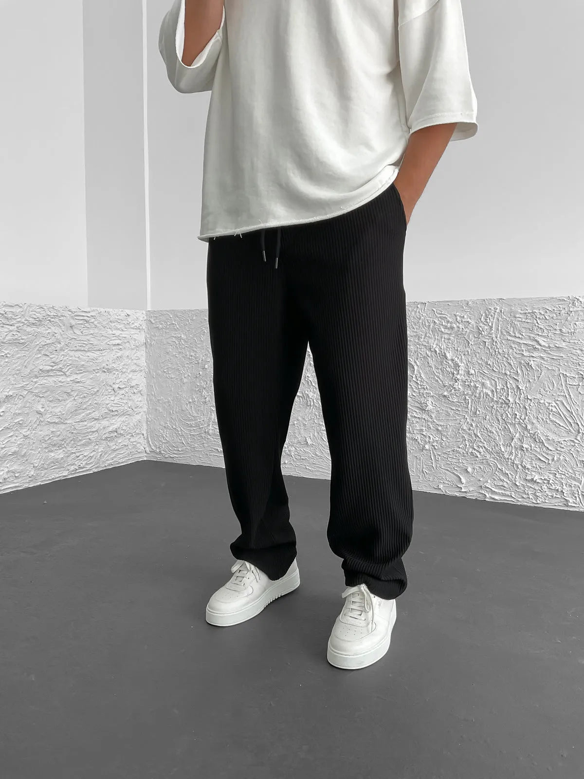 Oliver | Behagelige ribbede spandex - bukser | fra Jensen Boutique