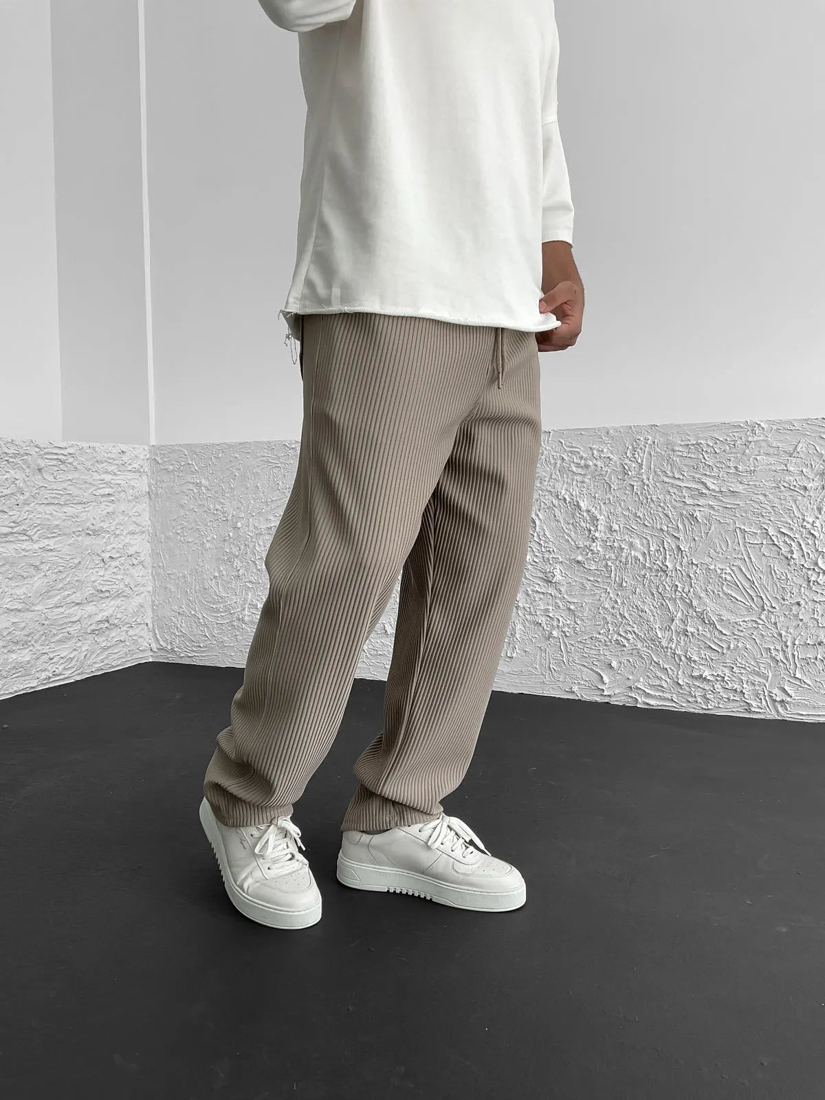 Oliver | Behagelige ribbede spandex - bukser | fra Jensen Boutique