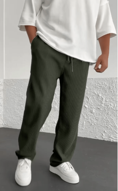 Oliver | Behagelige ribbede spandex - bukser | fra Jensen Boutique