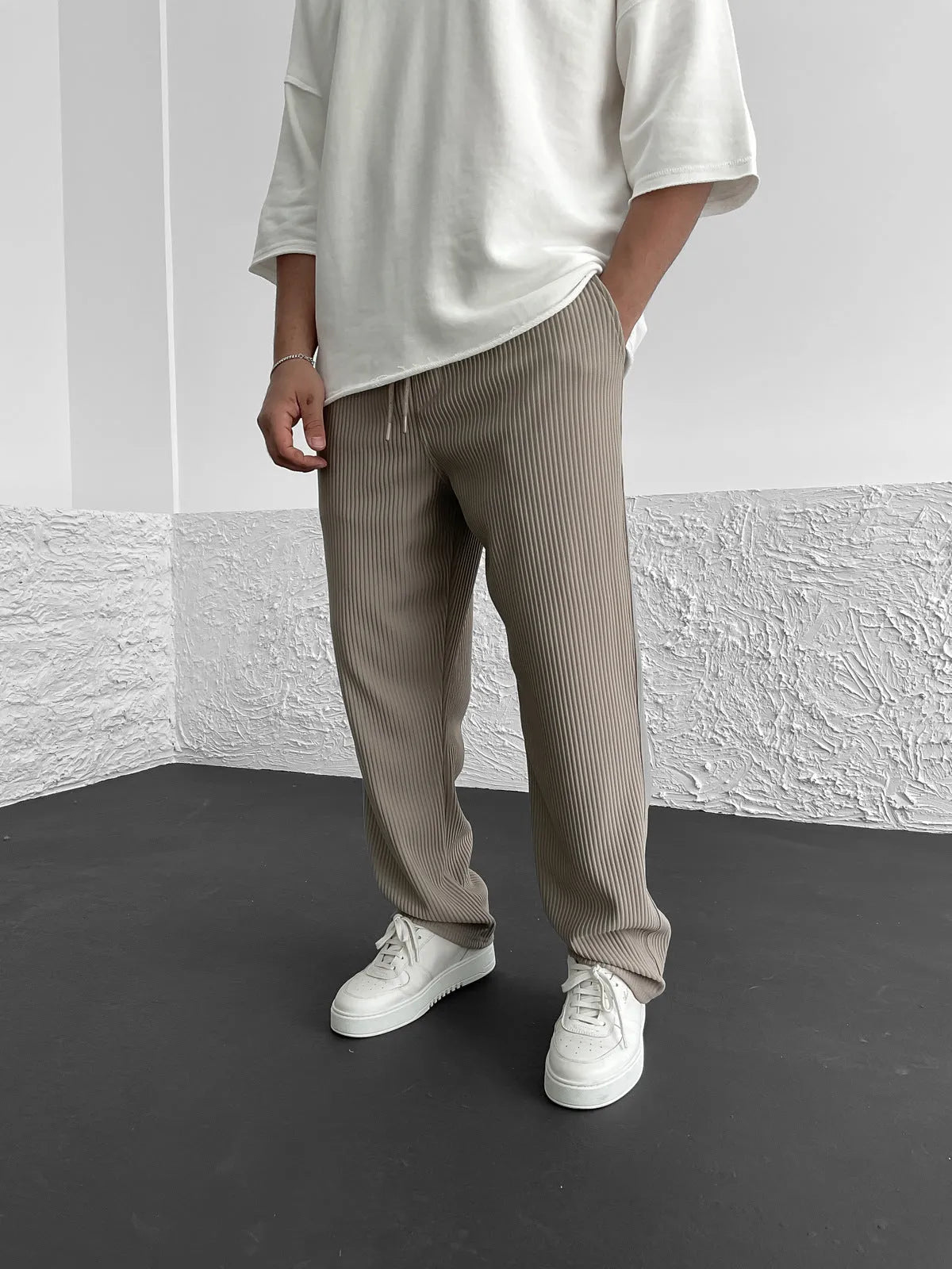 Oliver | Behagelige ribbede spandex - bukser | fra Jensen Boutique