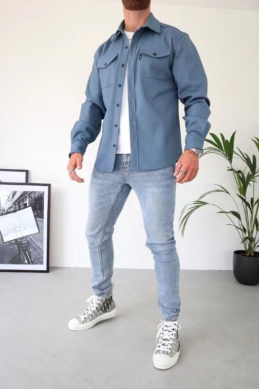 Rasmus | Skjortejakke med knaplukning | fra Jensen Boutique