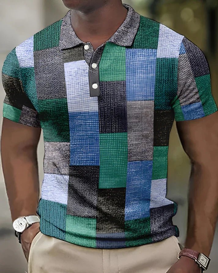 Sebastian | Klassisk Ternet Polo med Moderne Komfort | fra Jensen Boutique