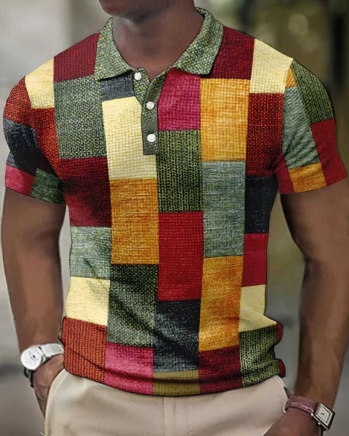 Sebastian | Klassisk Ternet Polo med Moderne Komfort | fra Jensen Boutique
