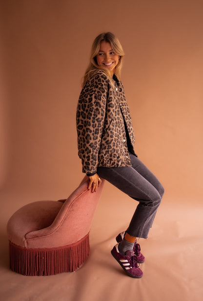 Signe | Trendy Jakke med Leopardprint | fra Jensen Boutique