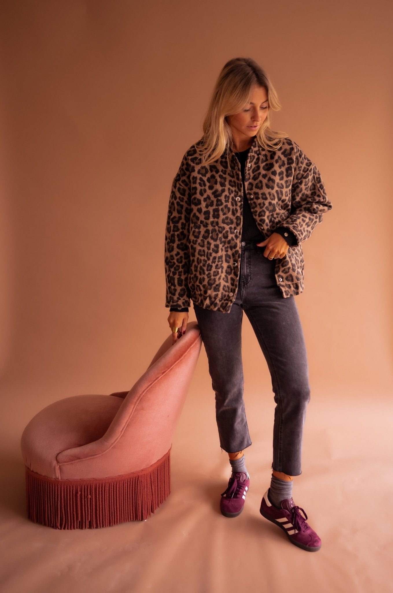 Signe | Trendy Jakke med Leopardprint | fra Jensen Boutique