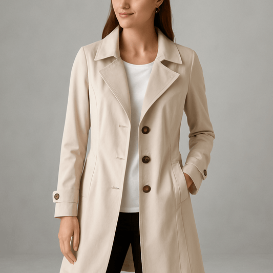 Sofie | Tidløs, elegant trenchcoat til hver dag | Jas Vrouwen fra Jensen Boutique