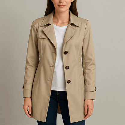 Sofie | Tidløs, elegant trenchcoat til hver dag | Jas Vrouwen fra Jensen Boutique