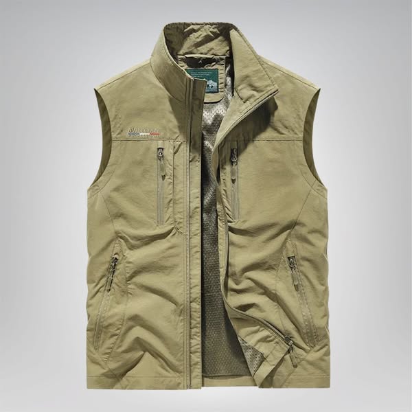 Viggo | Stilfuld bodywarmer med mesh | fra Jensen Boutique