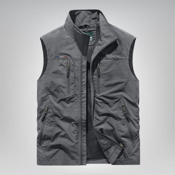 Viggo | Stilfuld bodywarmer med mesh | fra Jensen Boutique